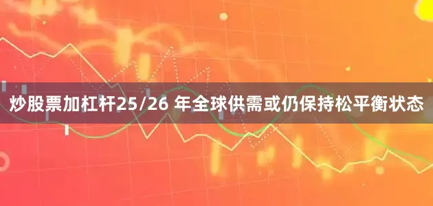 炒股票加杠杆25/26 年全球供需或仍保持松平衡状态